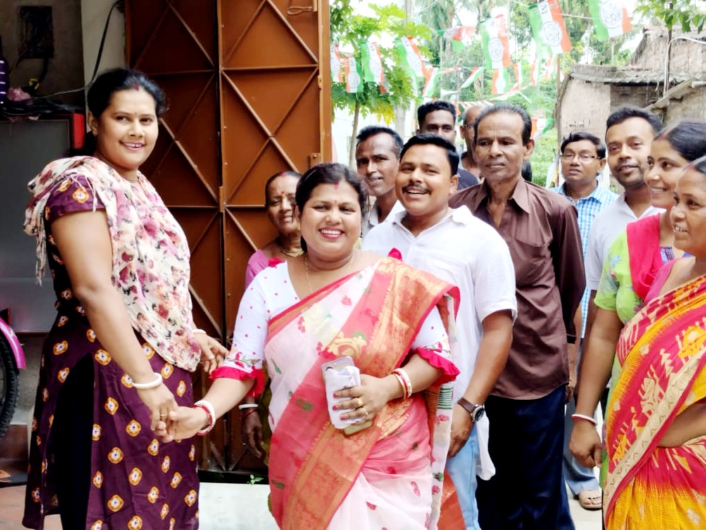 ত্রিস্তর পঞ্চায়েত নির্বাচন, জোর কদমে চলছে প্রার্থীদের প্রচার।