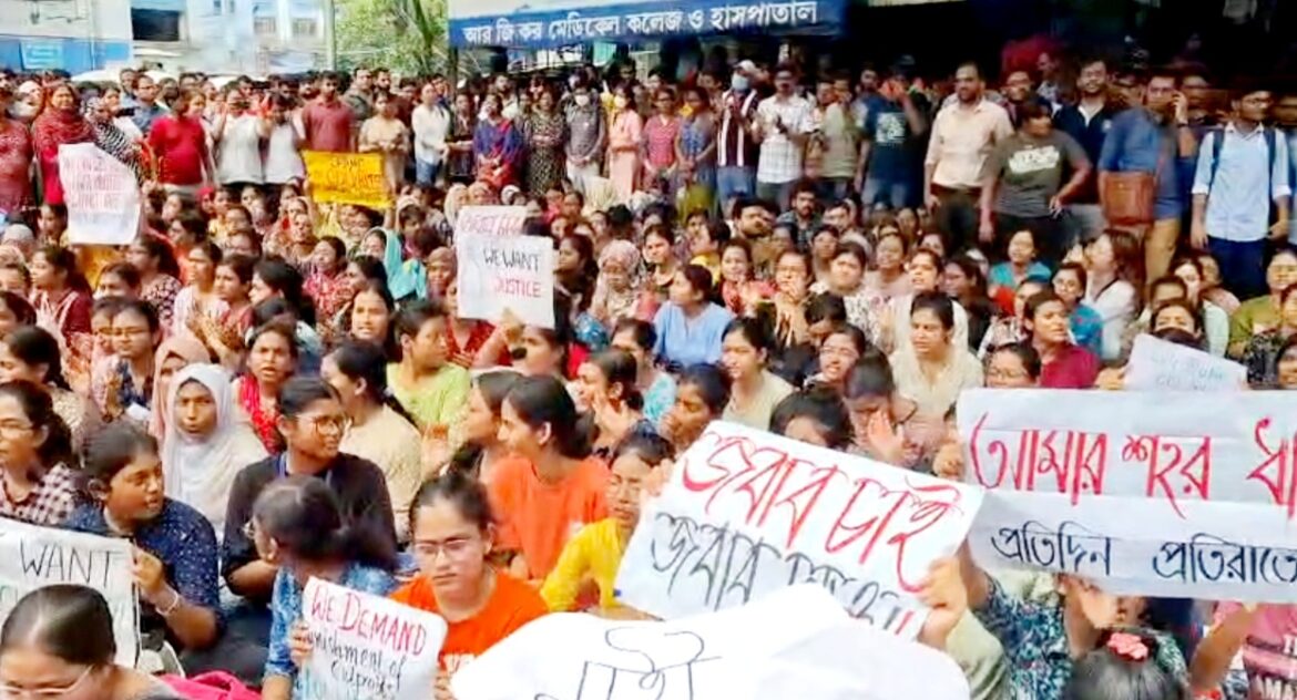 আরজি কর এ কর্তব্যরত মহিলা চিকিৎসকের খুনে গ্রেফতার এক।
